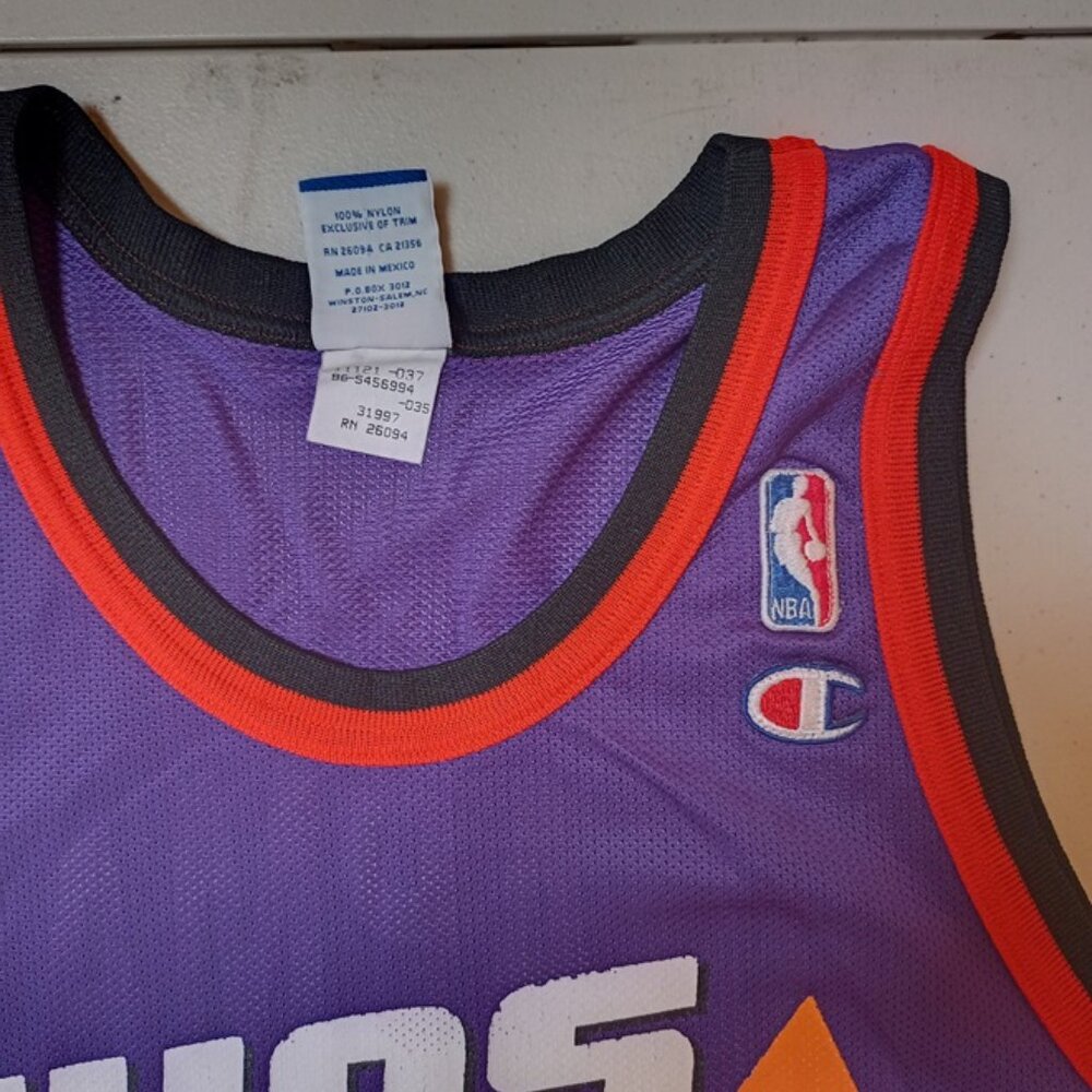 Champion Rex Chapman Phoenix Suns NBA Basketball Jersey Adult Medium 40 - Picture 5 of 7